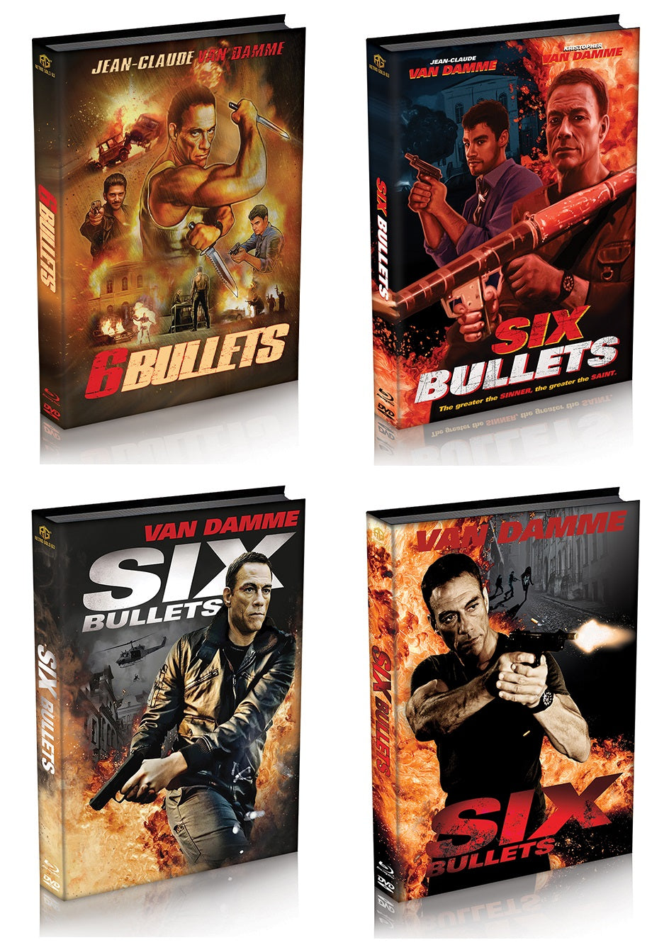 Six Bullets Mediabook Wattiert Cover A,B,C,D