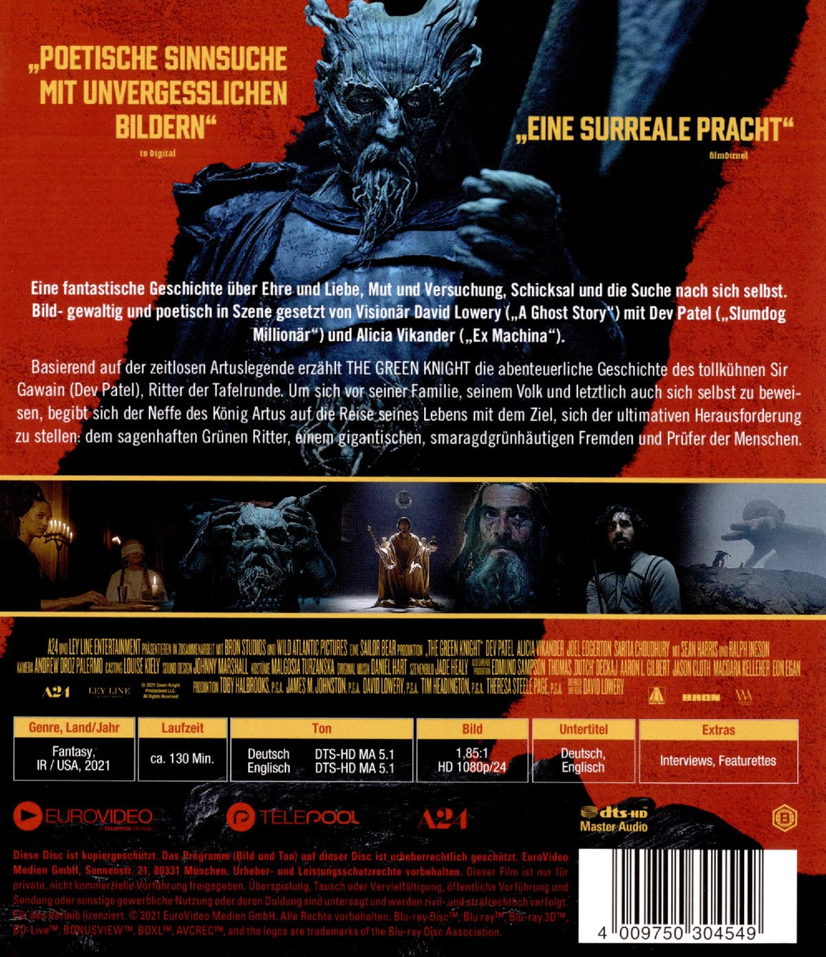 The Green Knight Bluray
