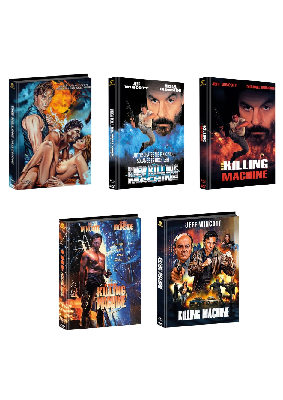 The New Killing Machine Mediabook Wattiert Cover A,B,C,D,E