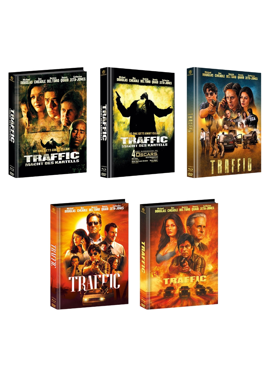 Traffic  Macht des Kartells  Mediabook Wattiert Cover A,B,C,D,E