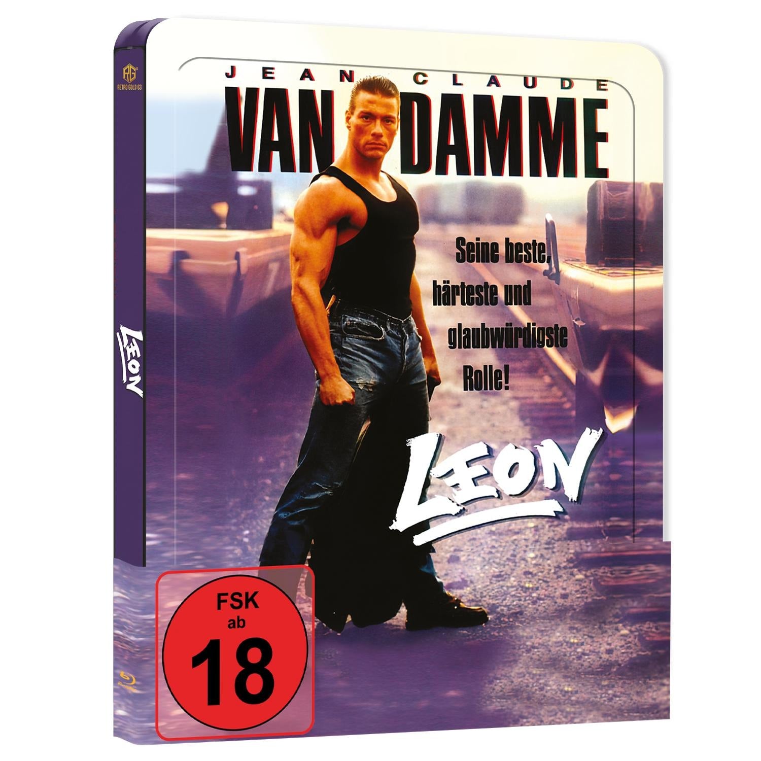 Leon Steel Book with embossing, variant A, with quarterslip