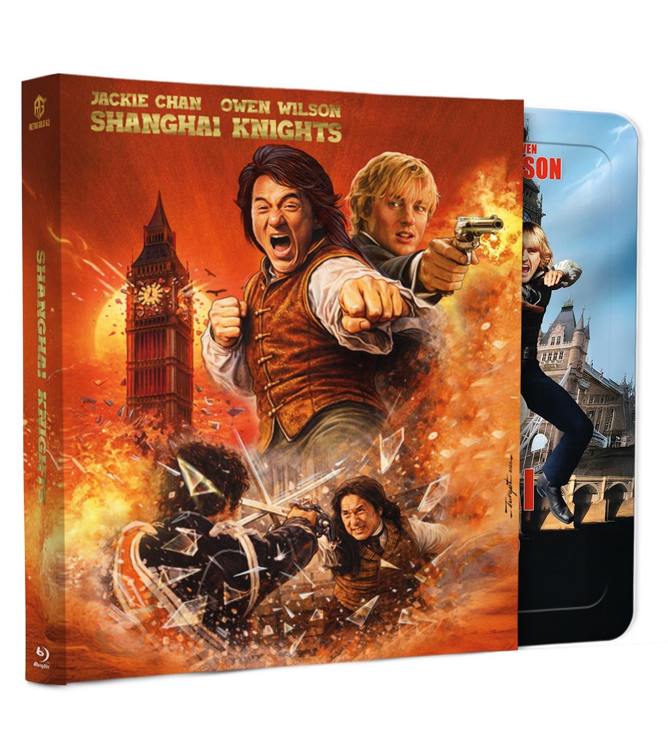 Shanghai Knights Steel Premium Book mit Prägung Variante B  mit Schuber