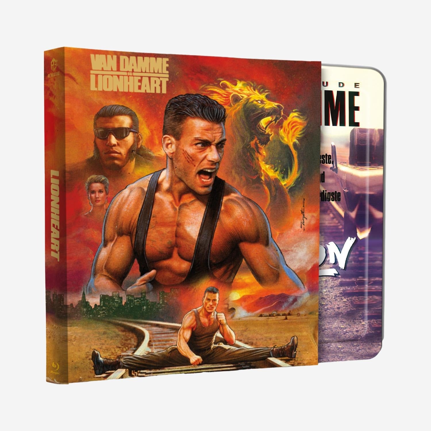 Leon Steel Book with embossing, variant B, with slipcase