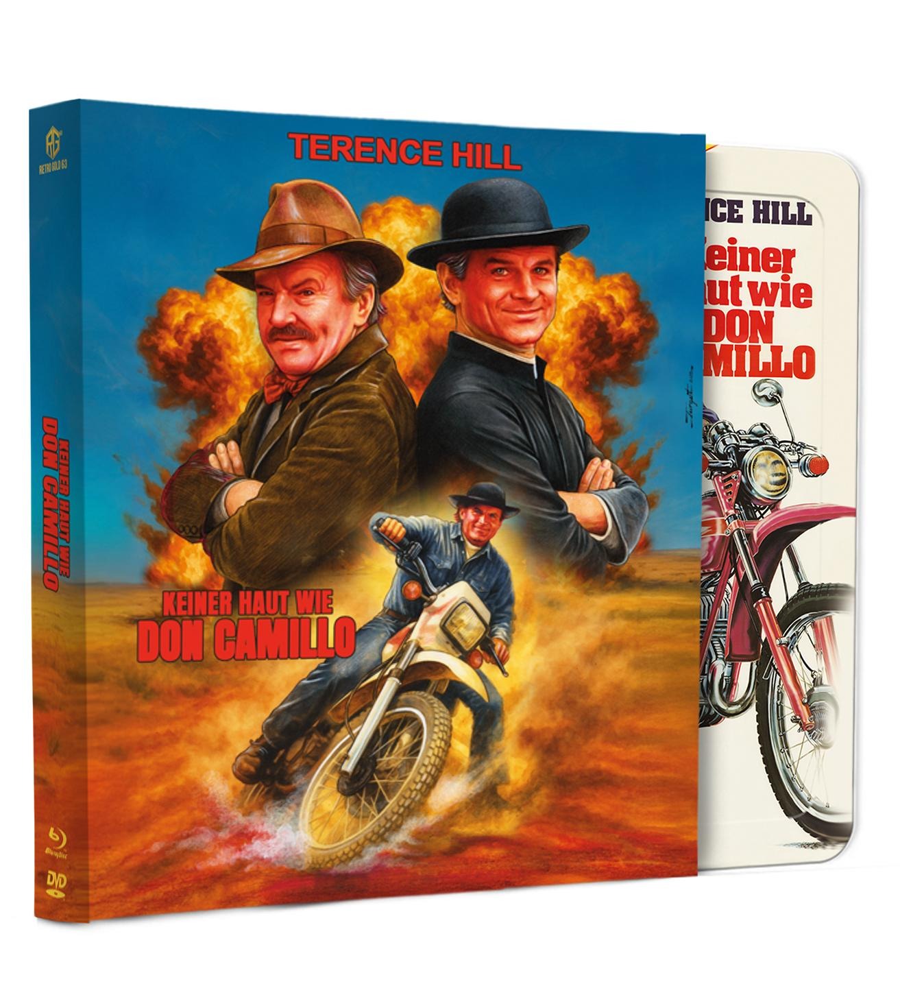 Keiner haut wie Don Camillo  Steel Premium Book mit Prägung Variante D mit Schuber