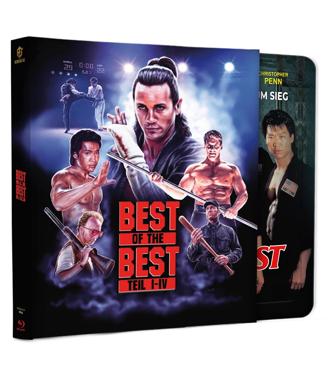 Best of the Best Quadrilogie Steel Premium Book mit Prägung Variante C mit Schuber