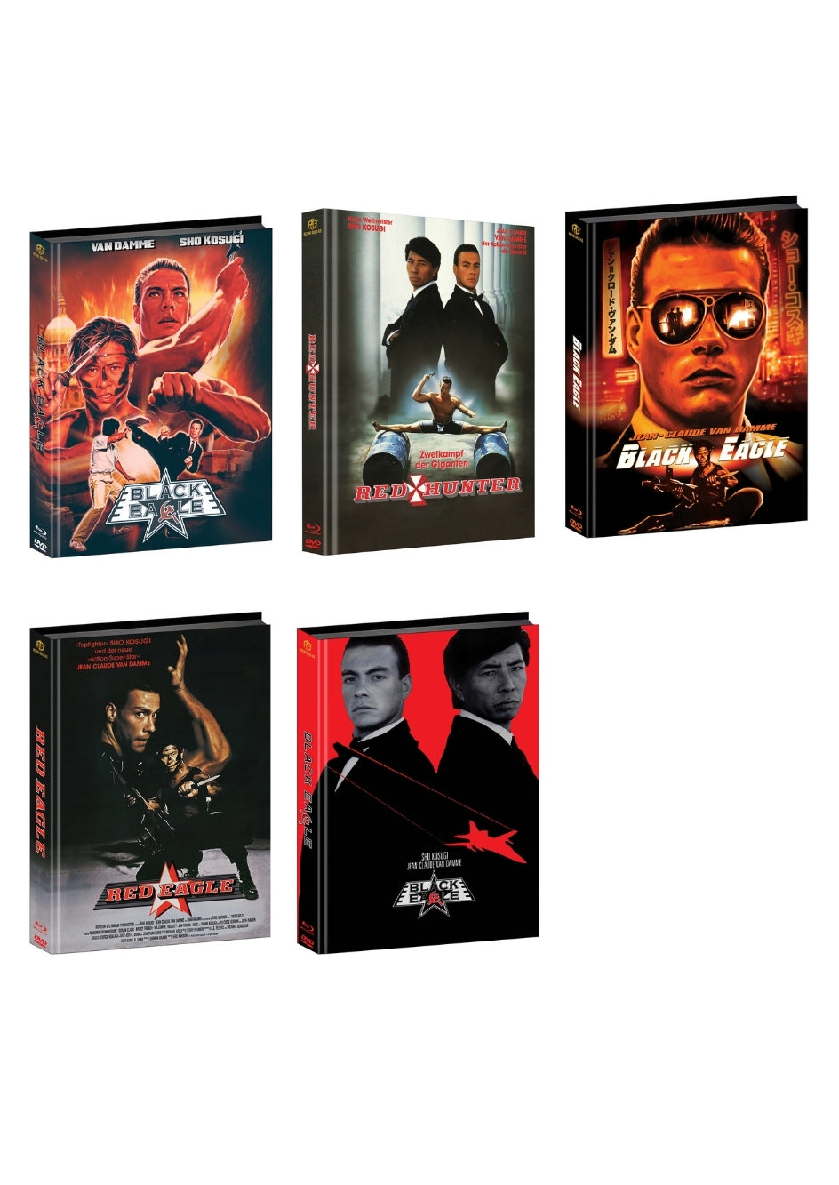 Black Eagle Mediabook Wattiert Cover A,B,C,D,E