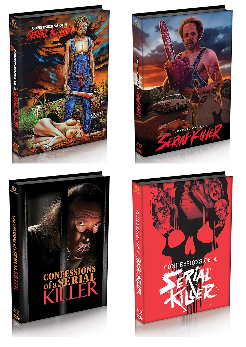 Confessions of a Serial Killer Mediabook Wattiert Cover A,B,C,D