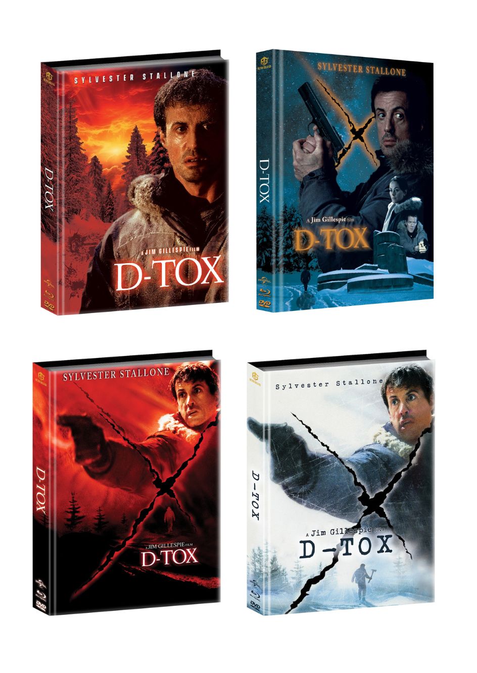 D-TOX Mediabook Wattiert Cover A,B,C,D (Jim Gillespie’s full length director’s Cut)