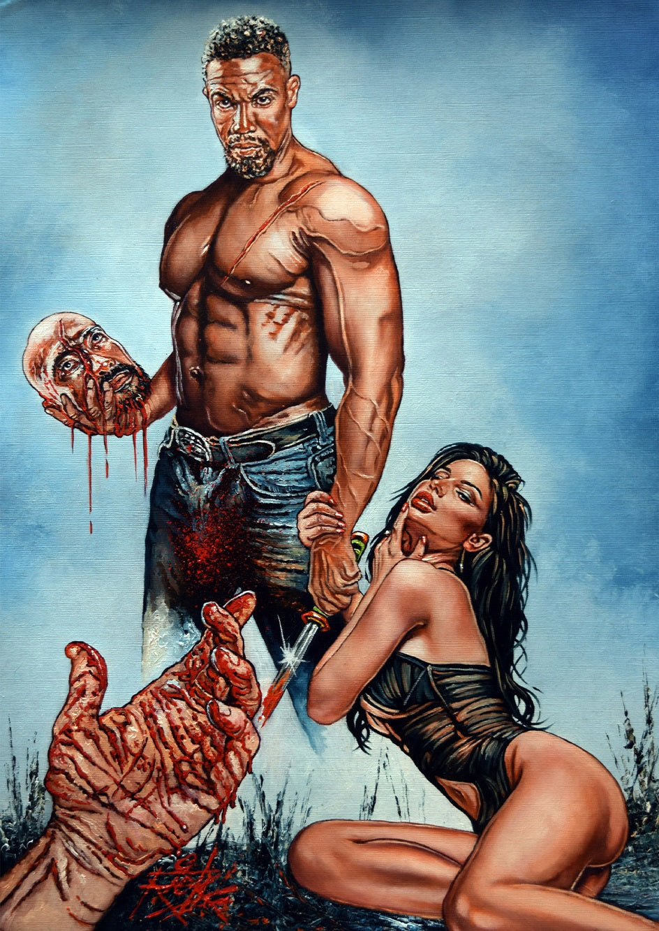 Falcon Rising Original Gemälde Rick Melton