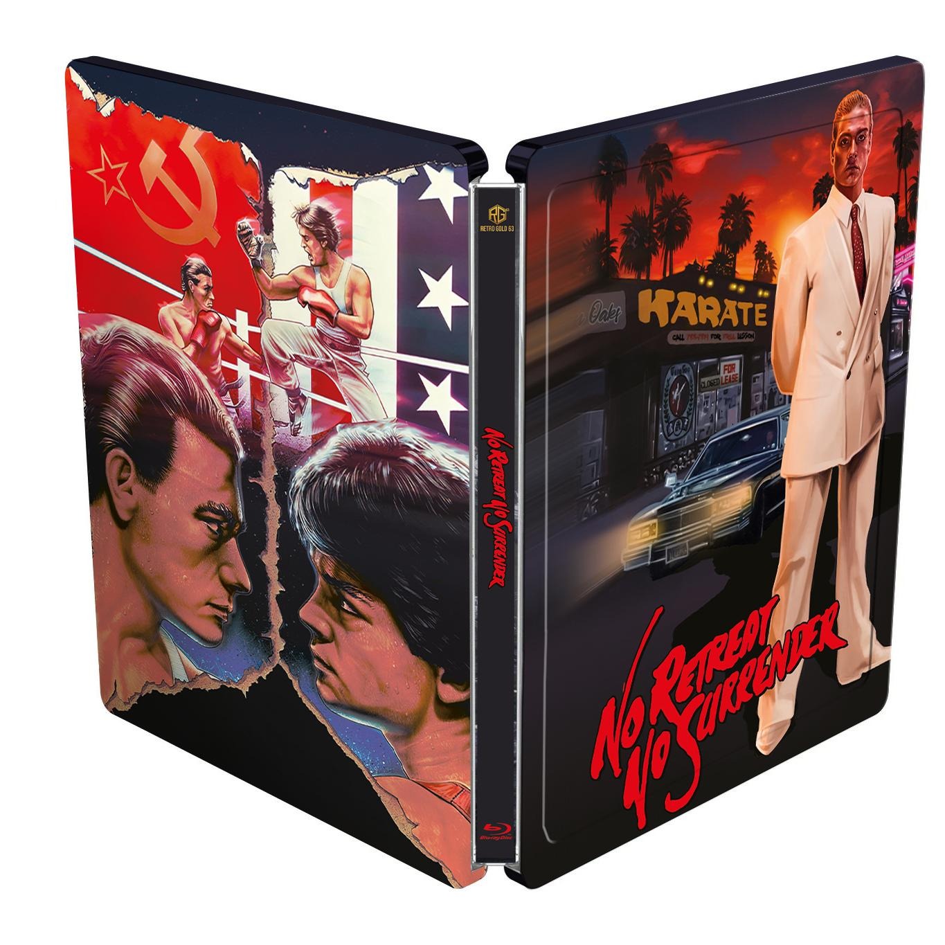 Karate Tiger Steelbook with embossing, variant B, with slipcase