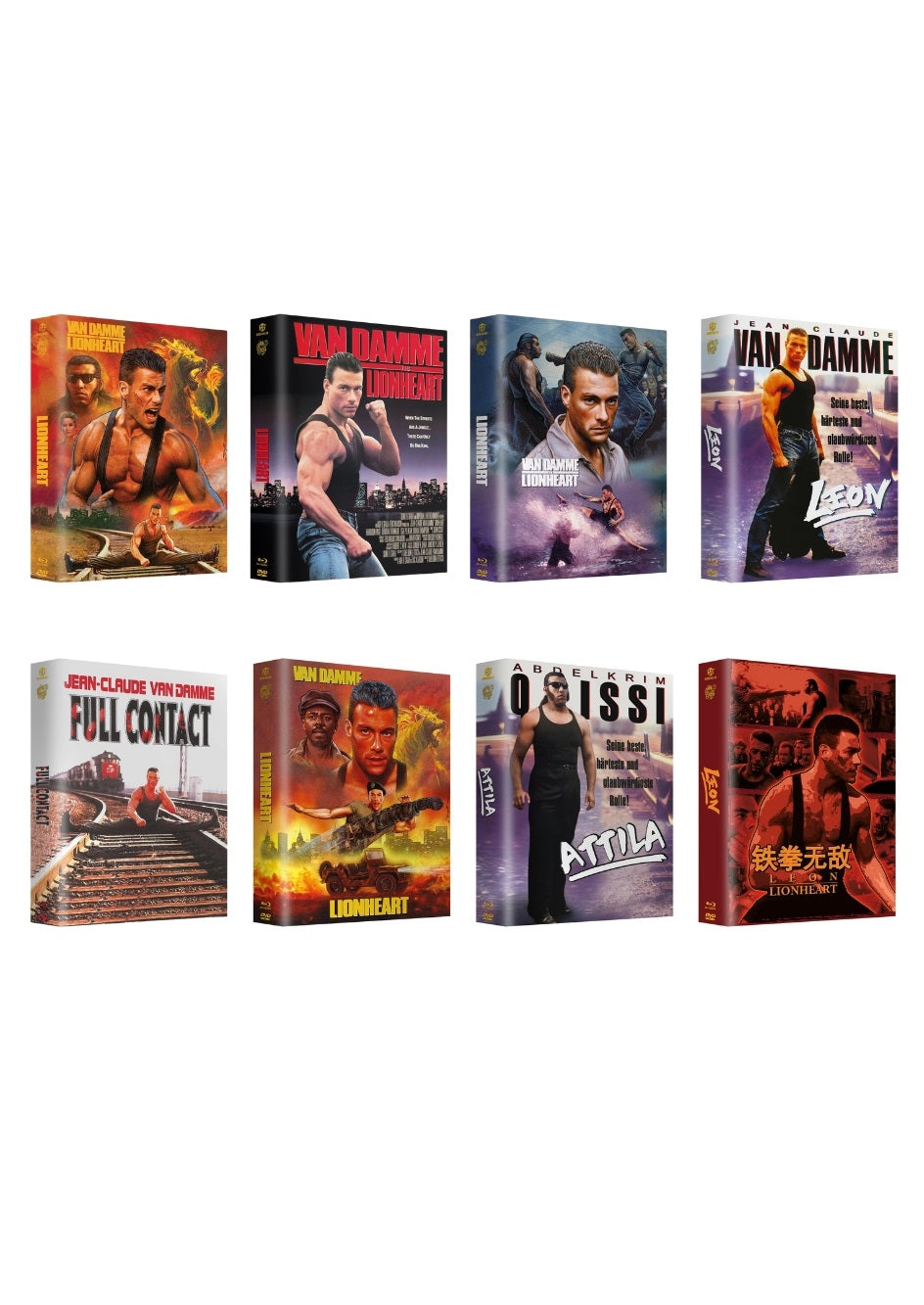 Leon Year of the Dragon 7 Disc Edition Mega Mediabook Cover A,B,C,D,E,F,G,H