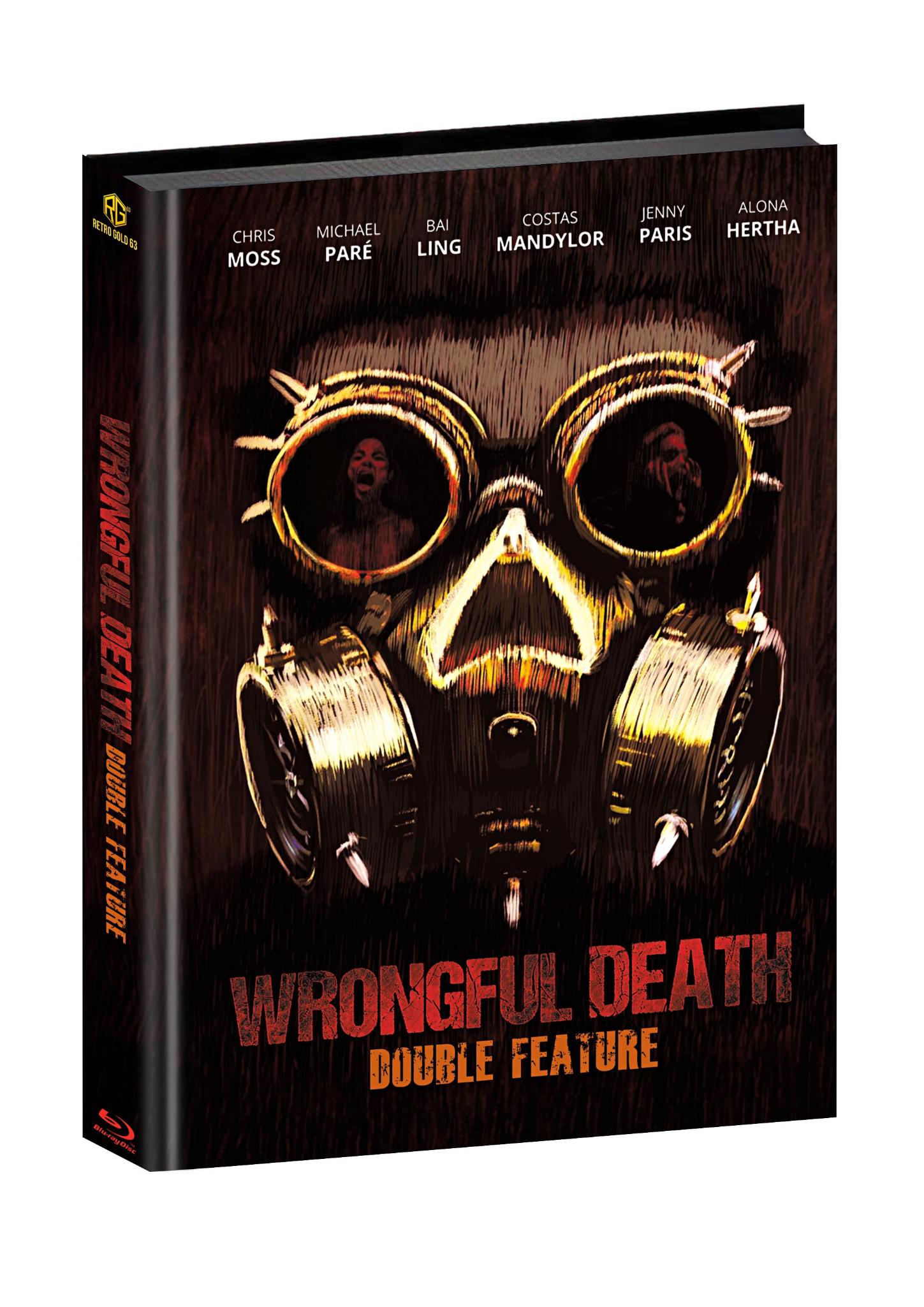 Wrongful Death Double Feature Mediabook Wattiert Cover E
