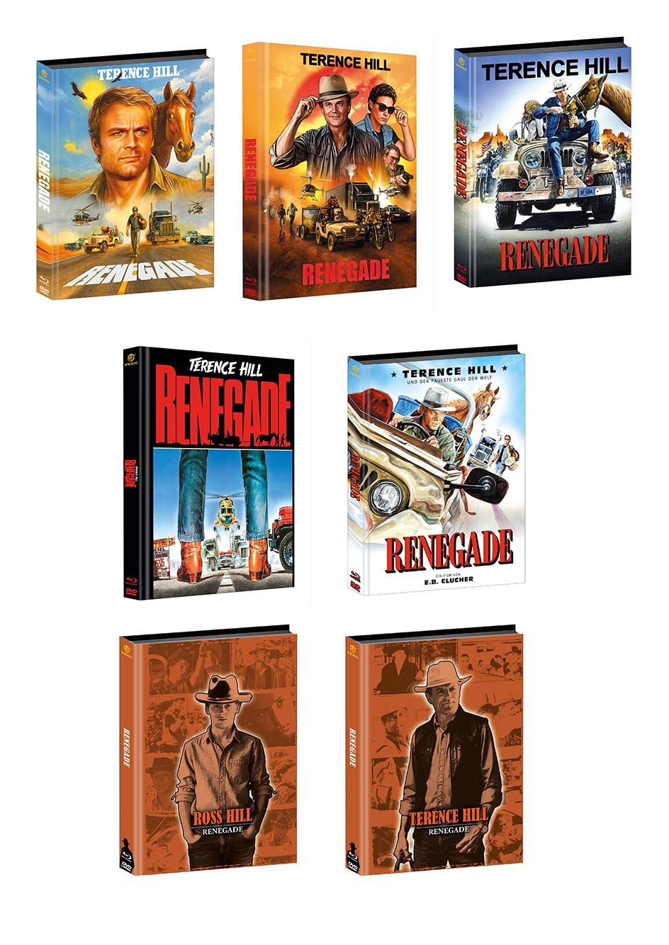 Renegade Mediabook Cover A,B,C,D,E,F,G
