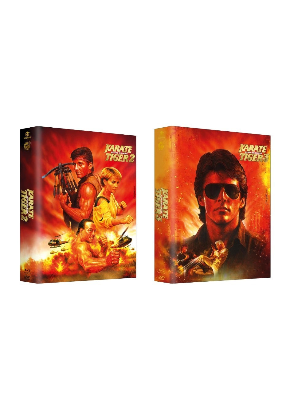 Turgut Ozalp Karate Tiger 2 and 3 Set Year of the Dragon Edition Mega Mediabook