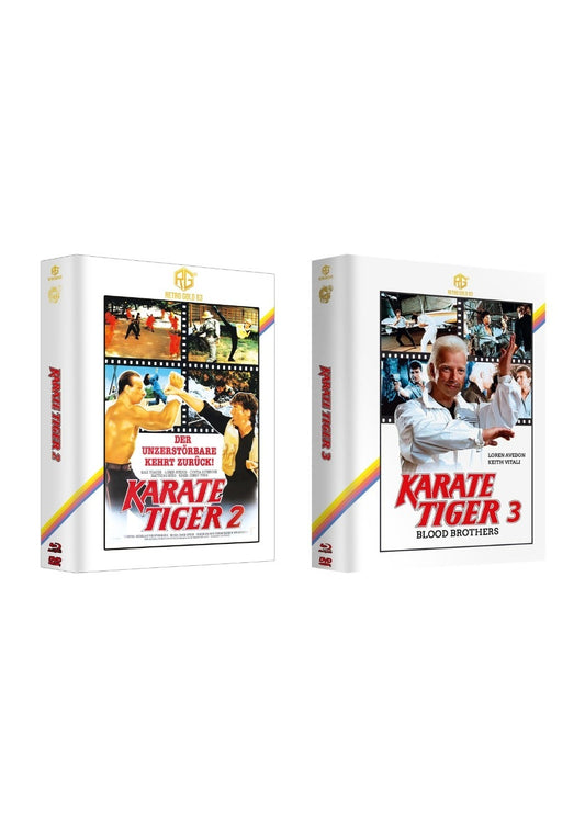 VHS ARTWORK Karate Tiger 2 and 3 Set Year of the Dragon Edition Mega Mediabook