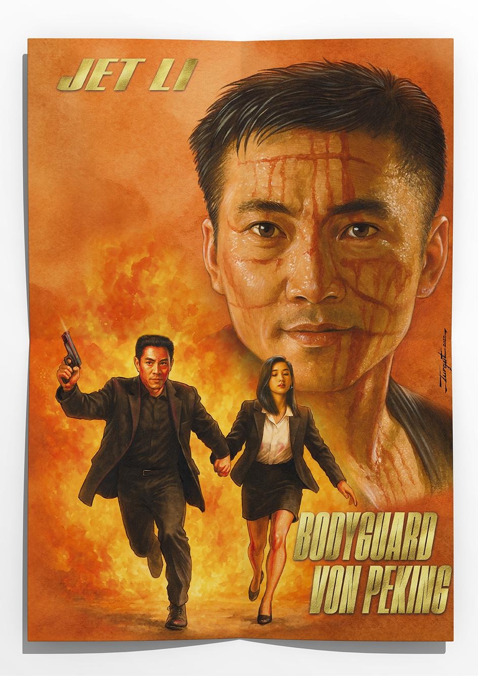 Bodyguard von Peking Year of the Dragon Edition Mega Mediabook UHD + Blu ray  Cover D