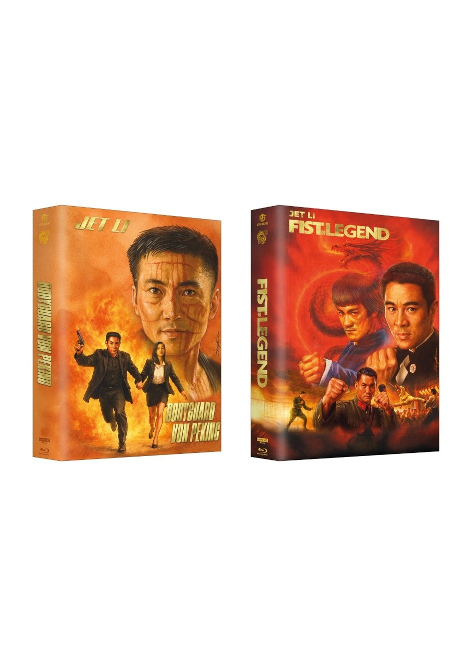 Turgut Ozalp Bodyguard of Beijing / Fist of Legend Set of 2 Mega Mediabook UHD + Blu ray
