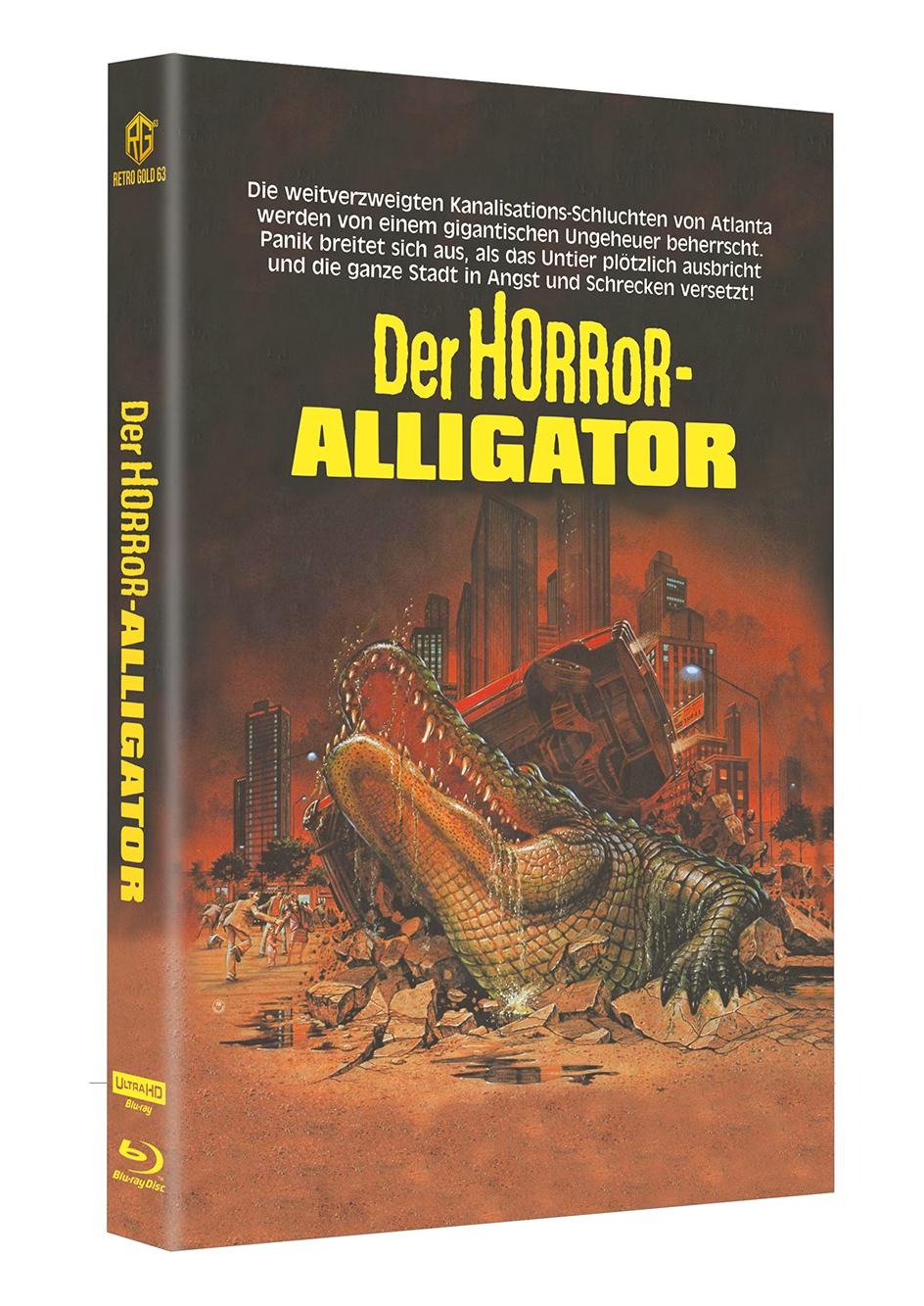 Der Horror Alliator Hartbox UHD + Blu ray