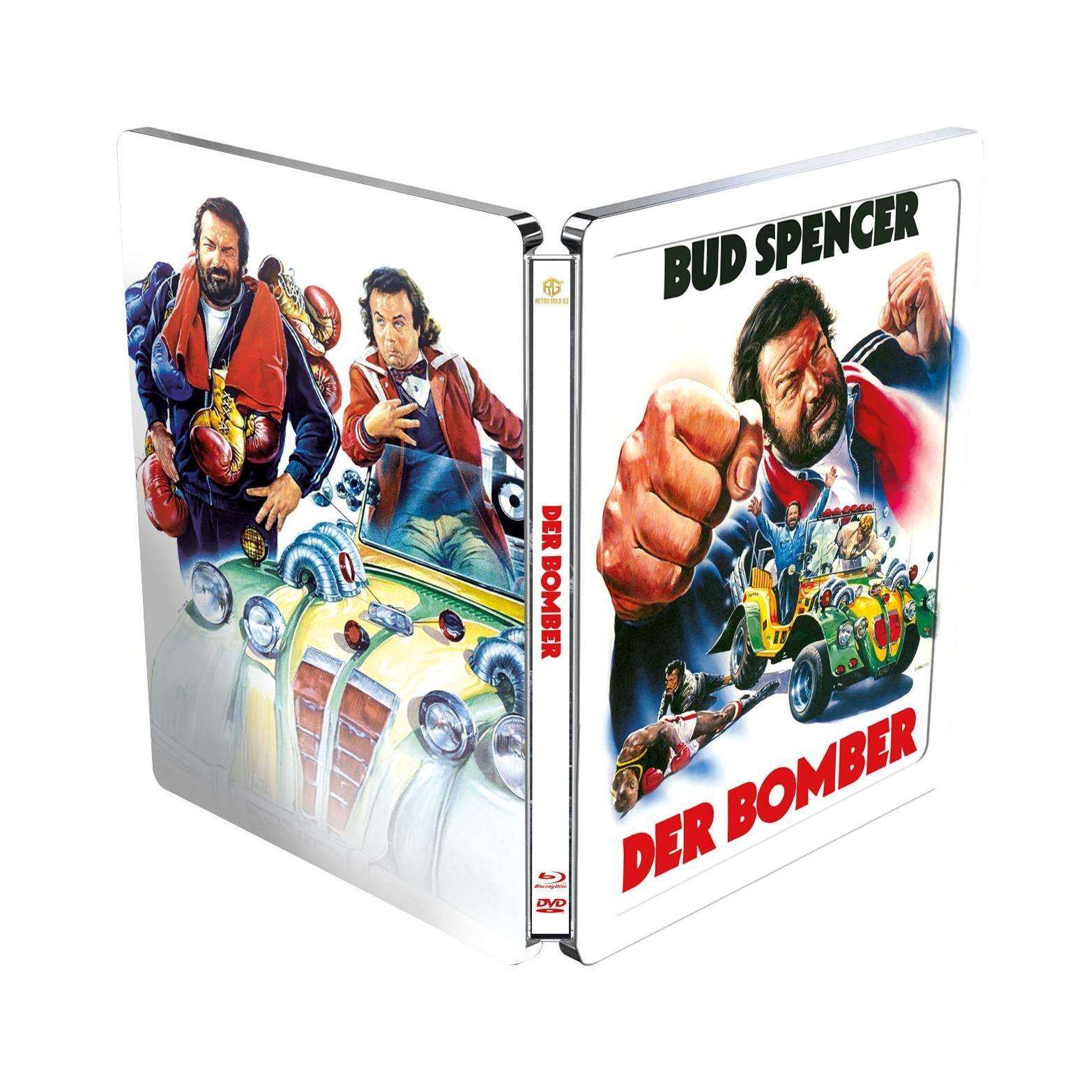 Der Bomber Steel Premium Book mit Prägung Variante A mit Quarterslip