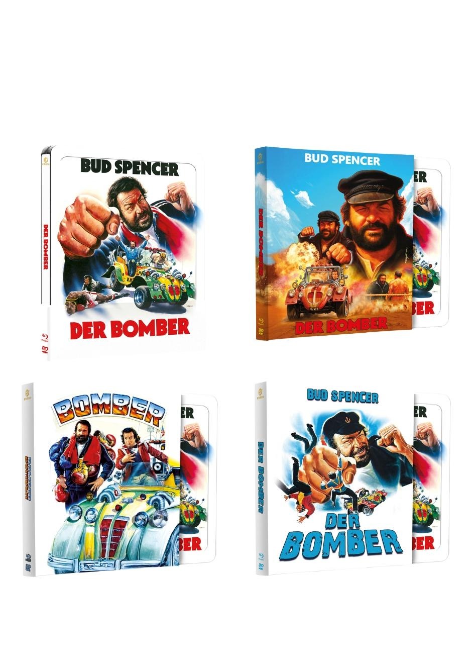 Der Bomber  Steel Premium Book mit Prägung Variante A,B,C,D