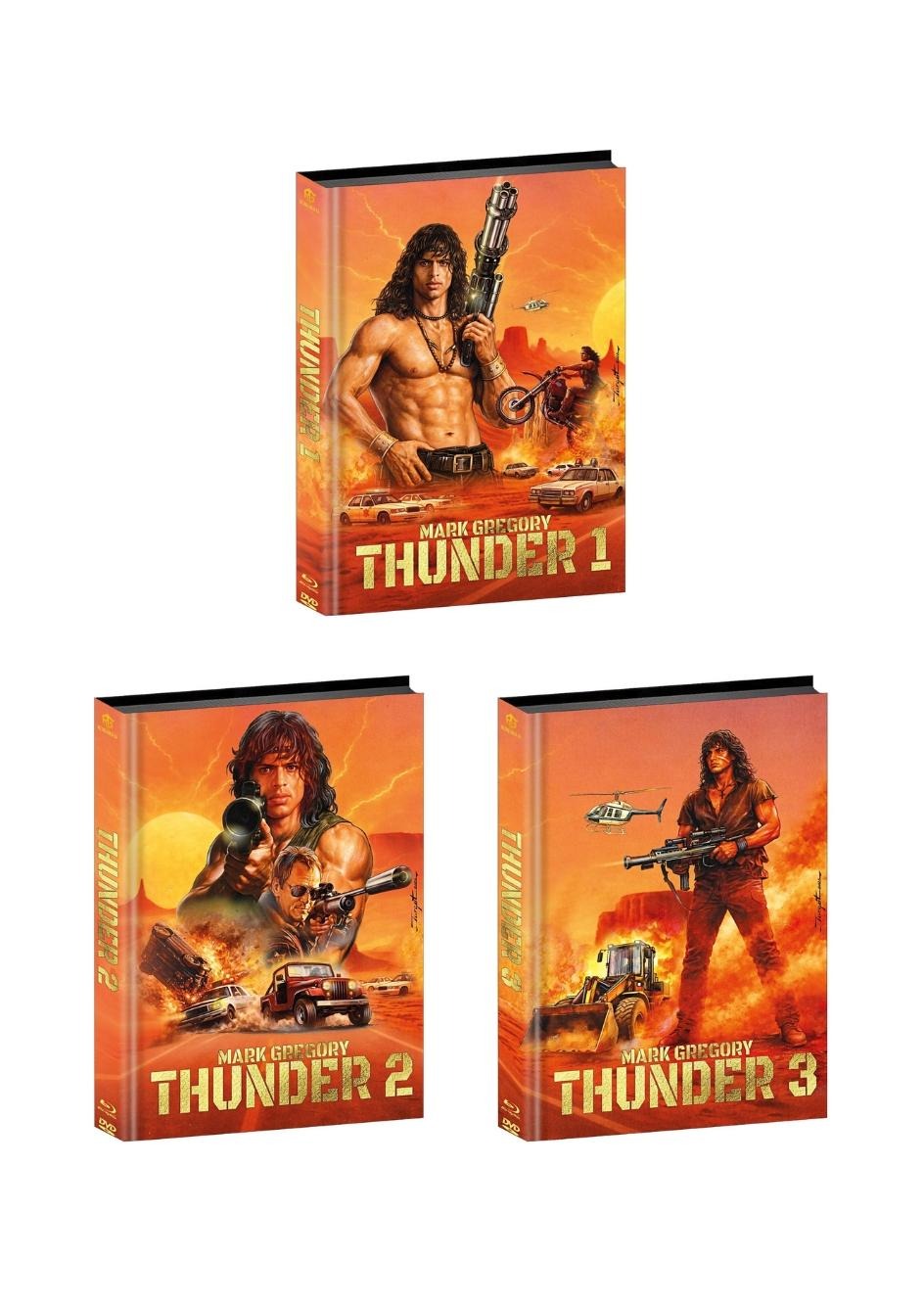 Thunder Trilogie Turgut Ozalp Set Mediabook Wattiert