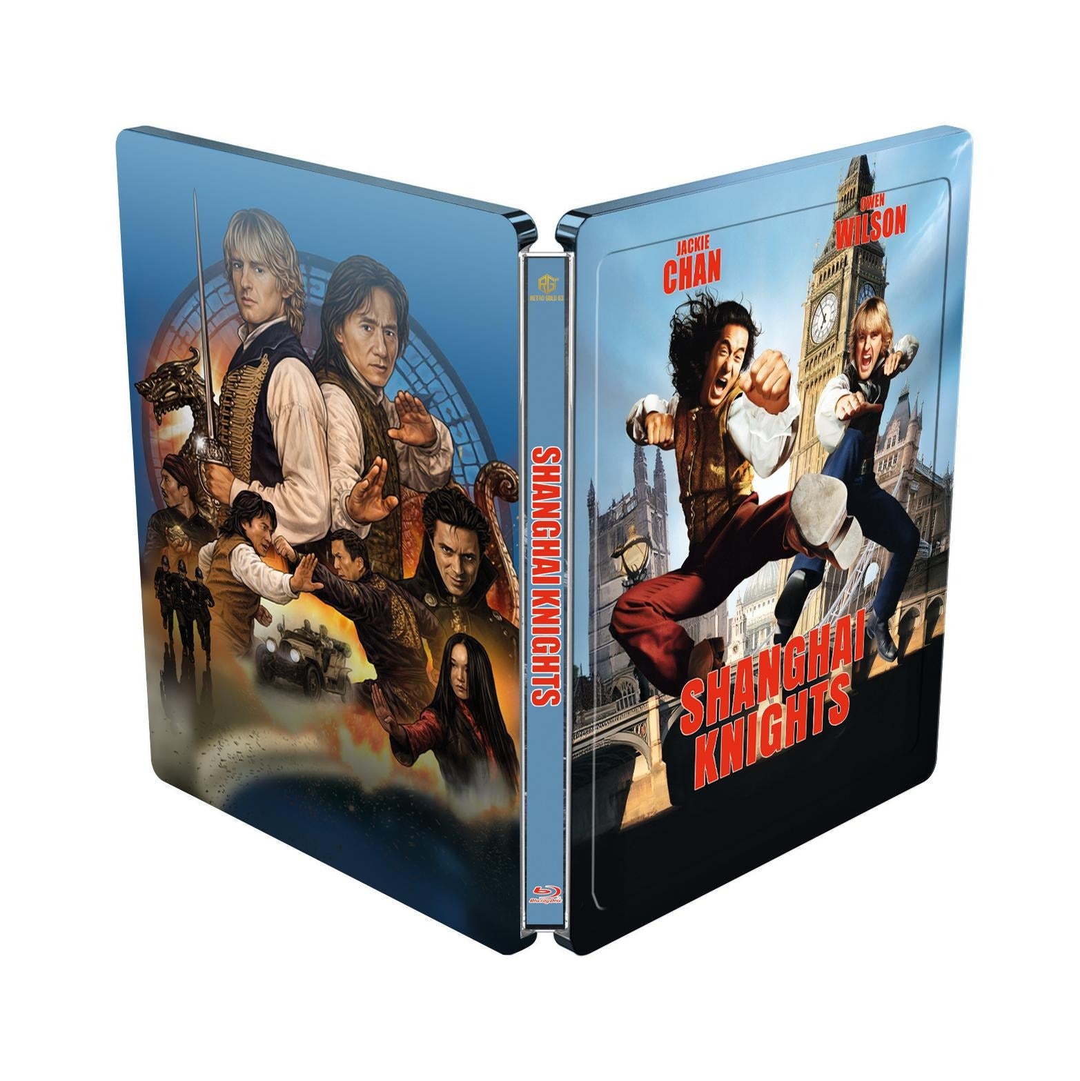 Shanghai Knights Steel Premium Book mit Prägung Variante A  mit Quarterslip