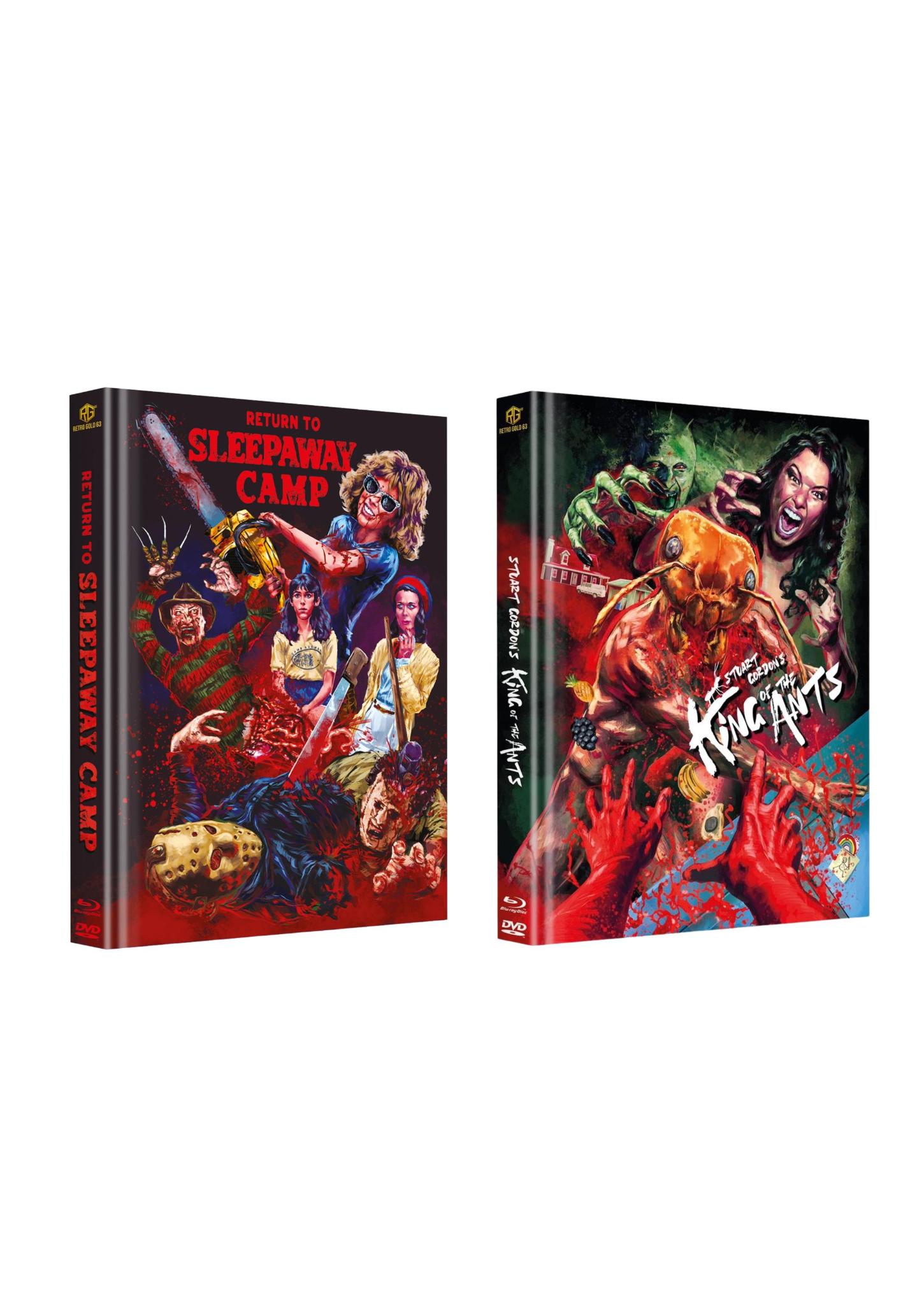 Uncle Frank 2er Set Return to Sleepaway Camp King of the Ants Mediabook Unwattiert