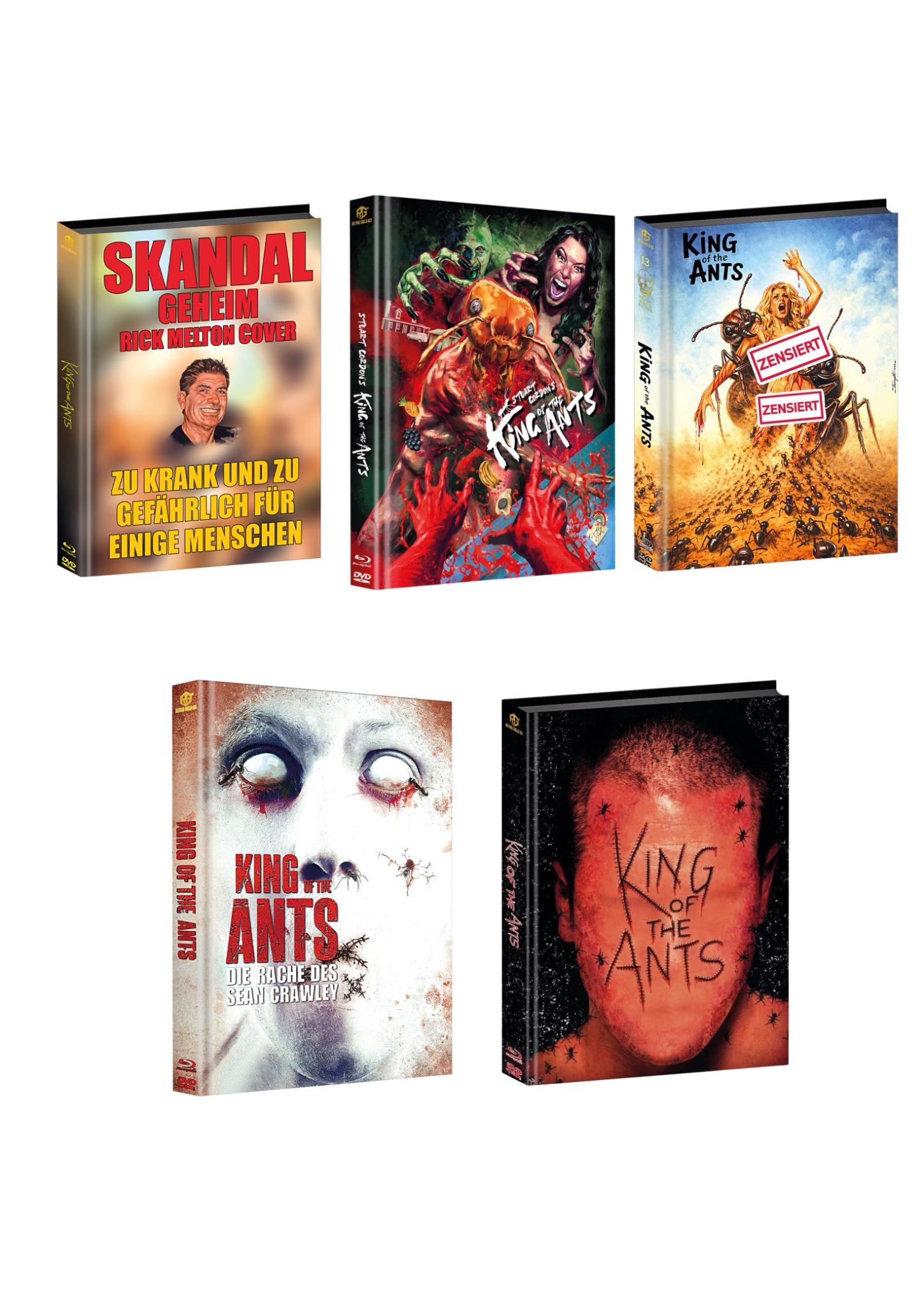 King of the Ants Mediabook Wattiert Cover A,B,C,D,E