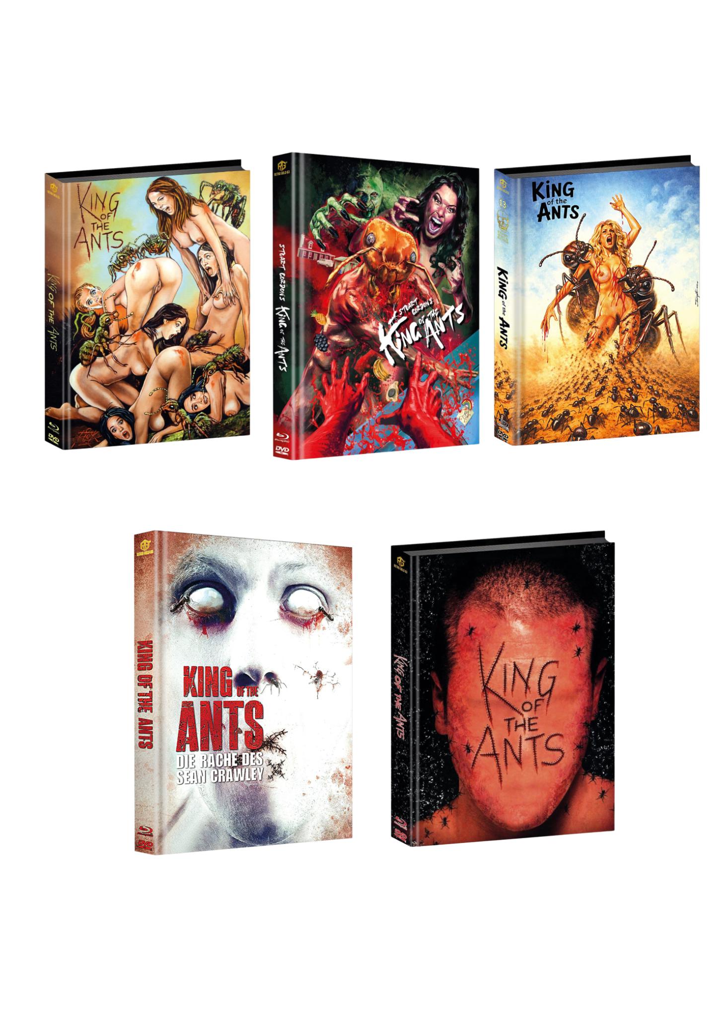 King of the Ants Mediabook Wattiert Cover A,B,C,D,E