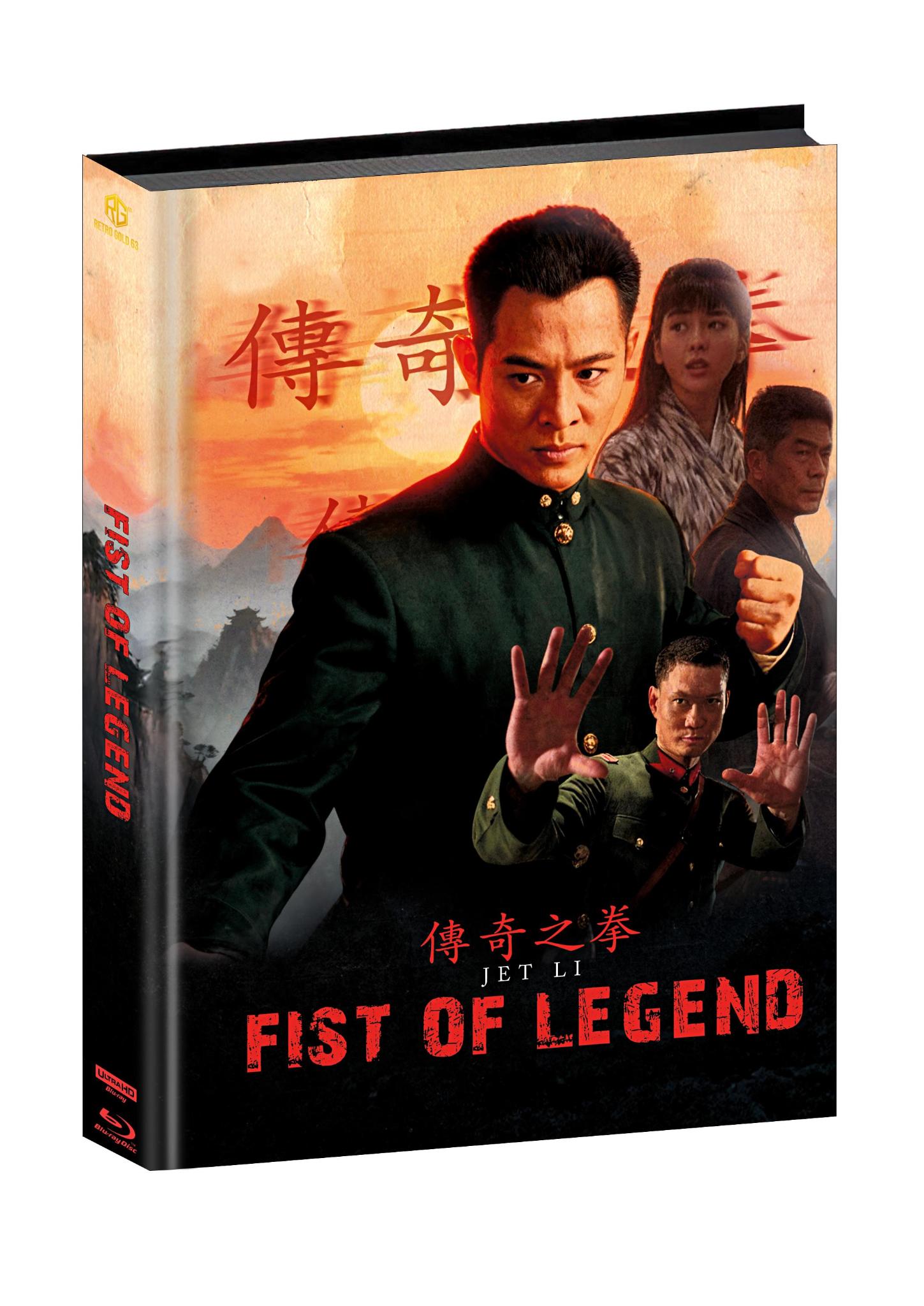 Fist of Legend Mediabook Wattiert 4K UHD + Blu ray Cover A