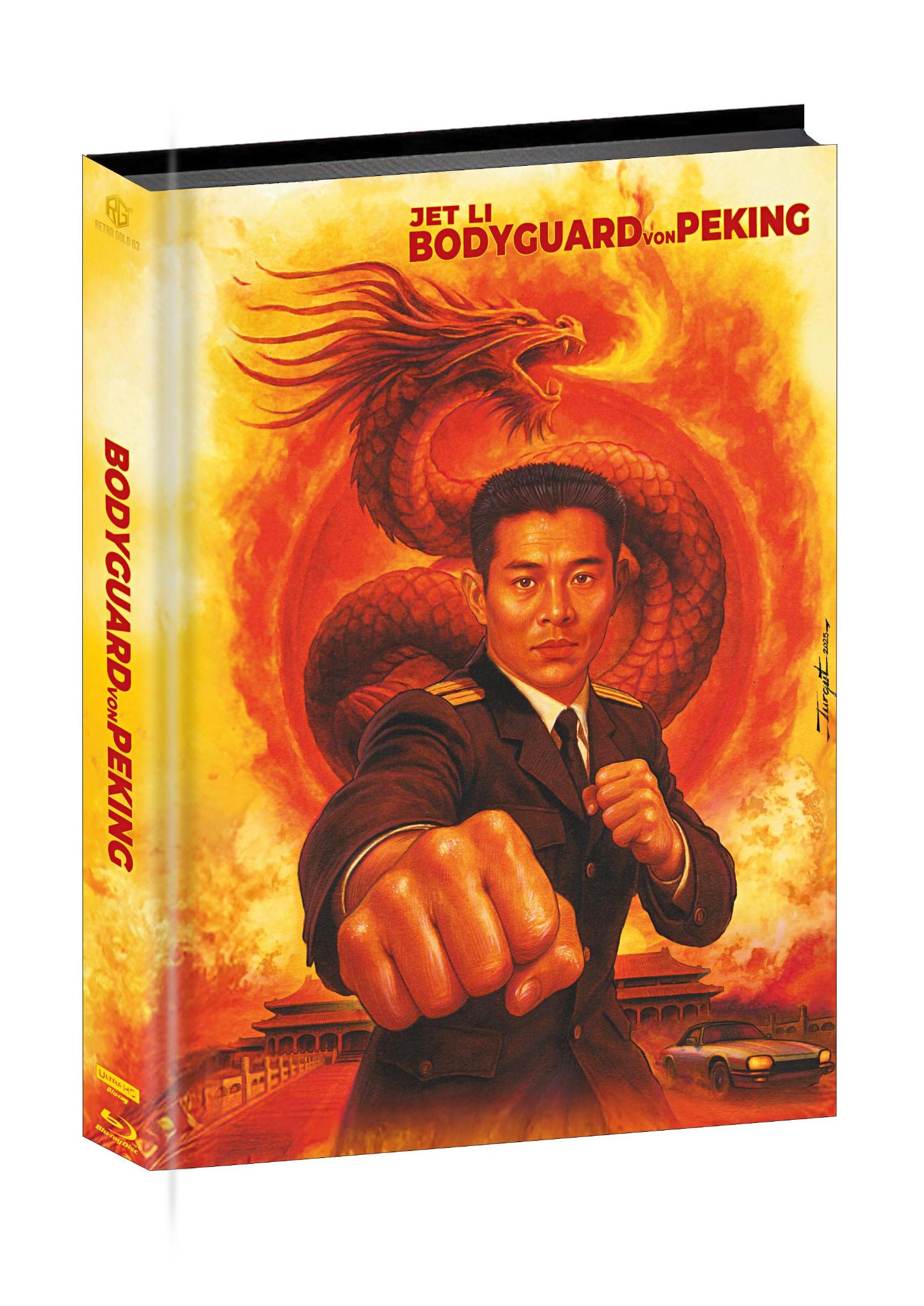 Bodyguard von Peking  Mediabook Wattiert 4K UHD + Blu ray Cover A