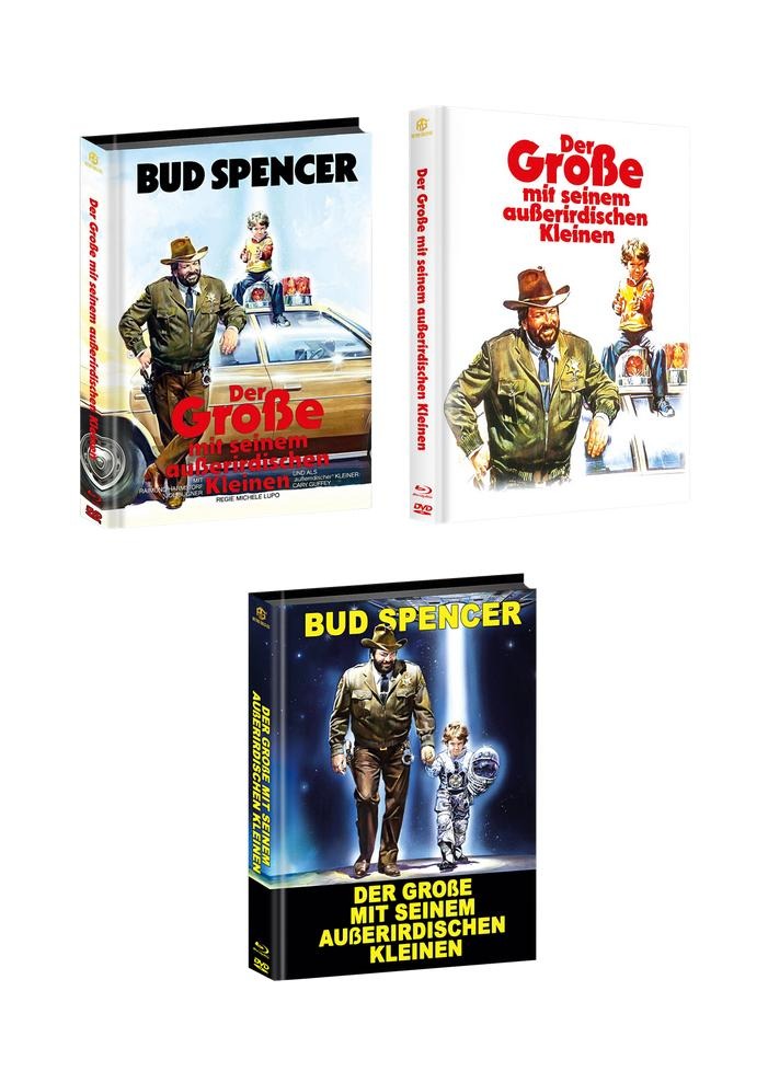 Renato Casaro 3er Set Der Große mit seinem außerirdischen Kleinen Mediabook Cover A,C,D