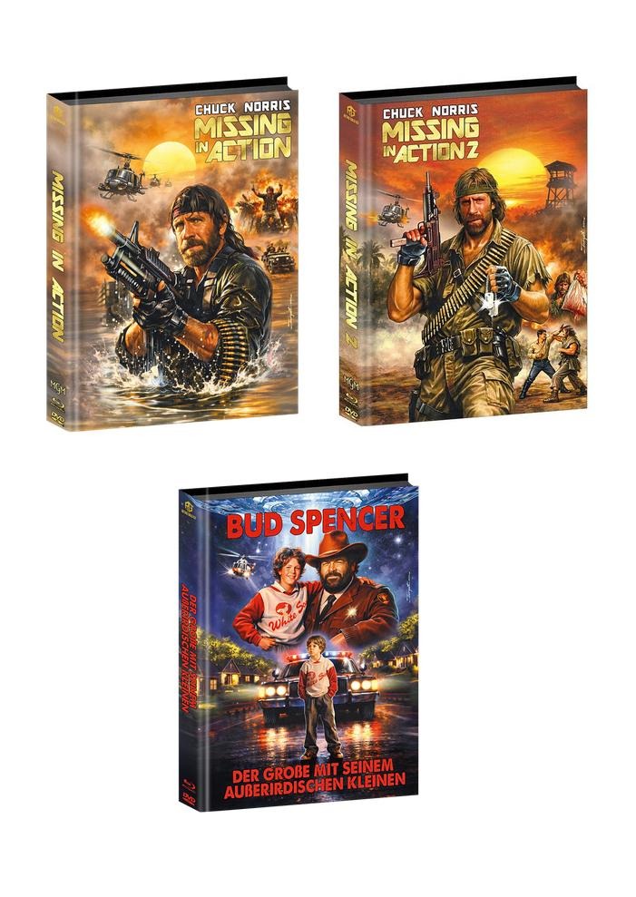 Turgut Ozalp 3er Set Missing in Action/ Der Große mit seinem außerirdischen Kleinen Mediabook