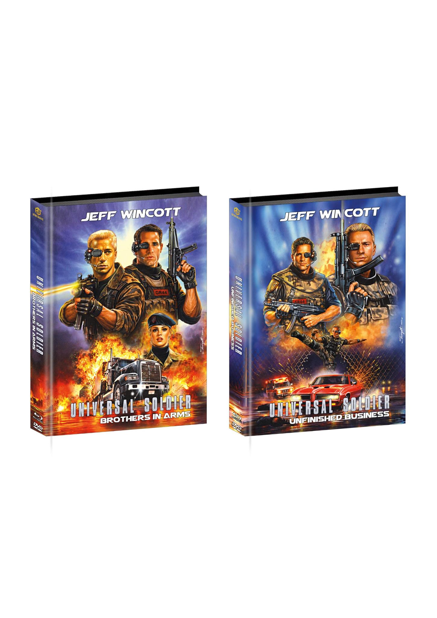 Turgut Ozalp 2er Universal Soldier Set Mediabook Wattiert Cover A