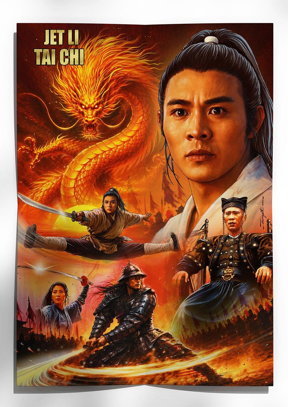 Tai Chi Year of the Dragon Edition Mega Mediabook 4K UHD + Blu ray Cover A,B,C,D,E