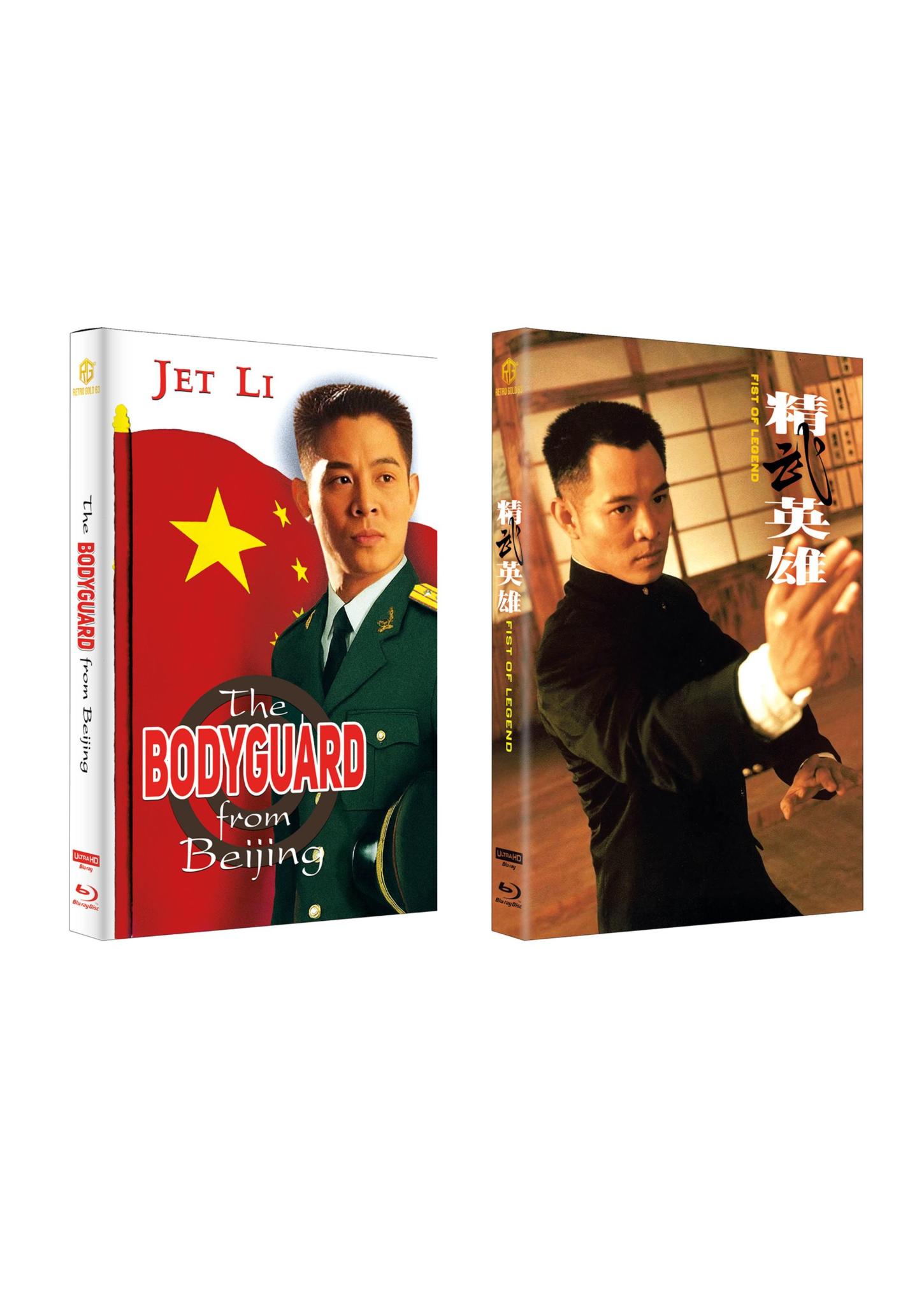 Jet Li 2er Set Fist of Legend und Bodyguard von Peking 4K UHD Hartbox
