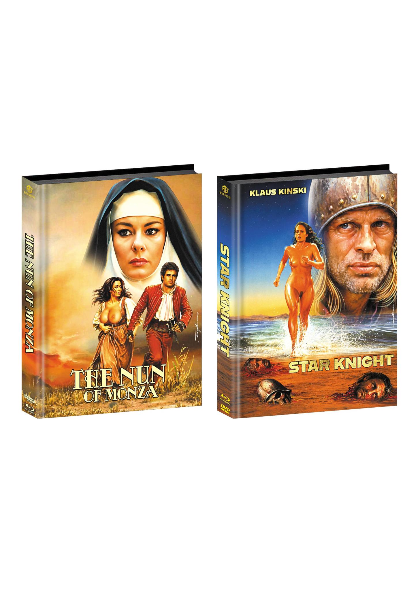 Turgut Ozalp 2er Ser Die Nonne von Monza Star Knight Mediabook Wattiert