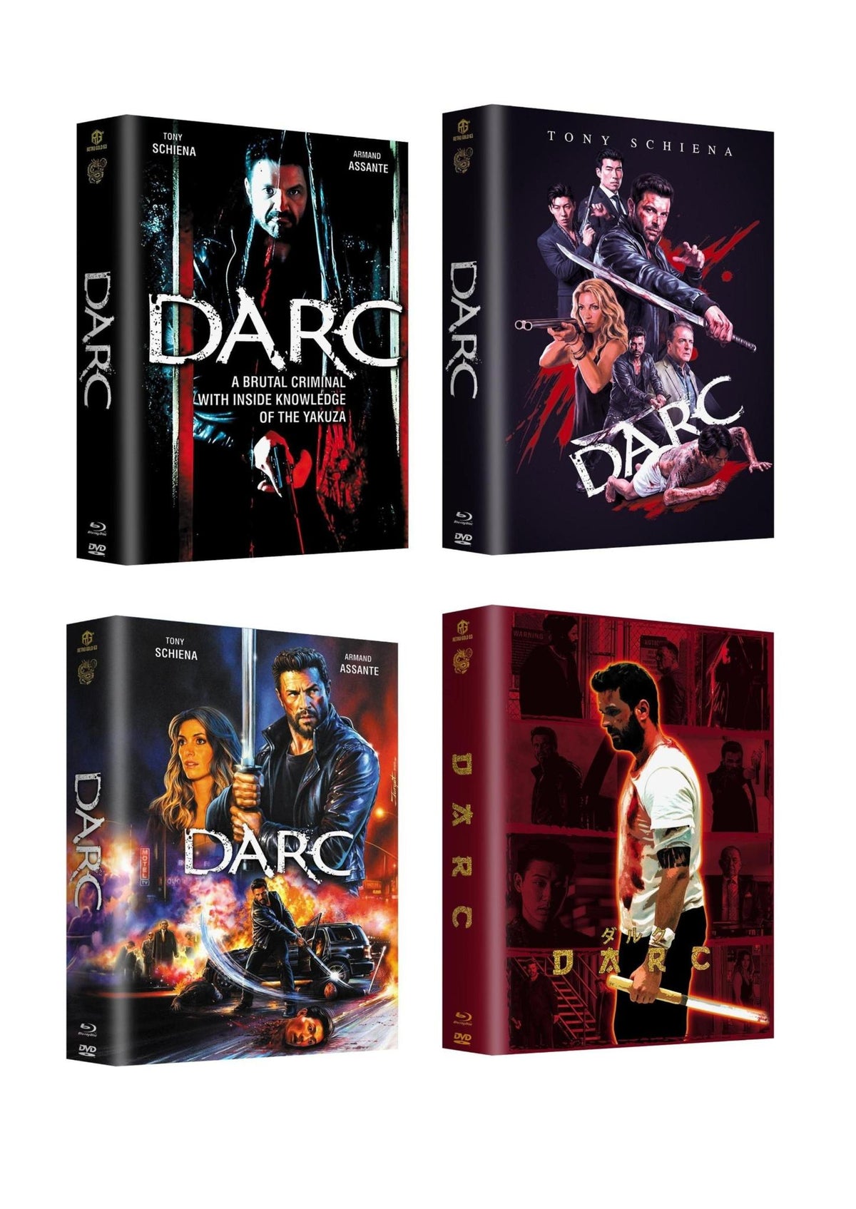 DARC Year of the Dragon Edition Mega Mediabook Cover A,B,C,D
