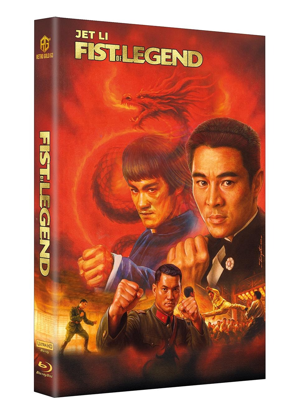 Fist of Legend Hartbox 4K UHD + Blu ray Cover B