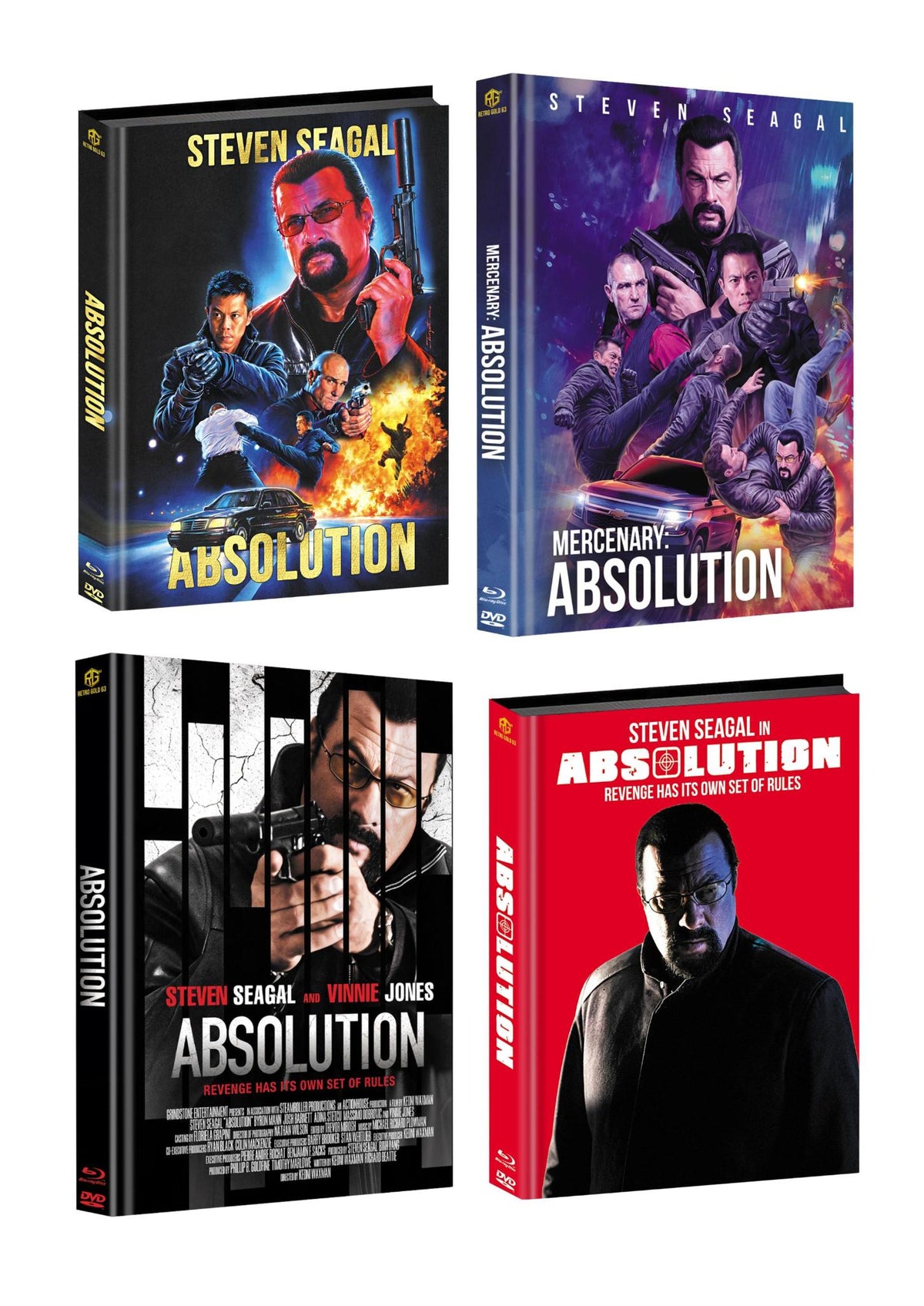 Absolution 4er Set Mediabook Cover A,B,C,D