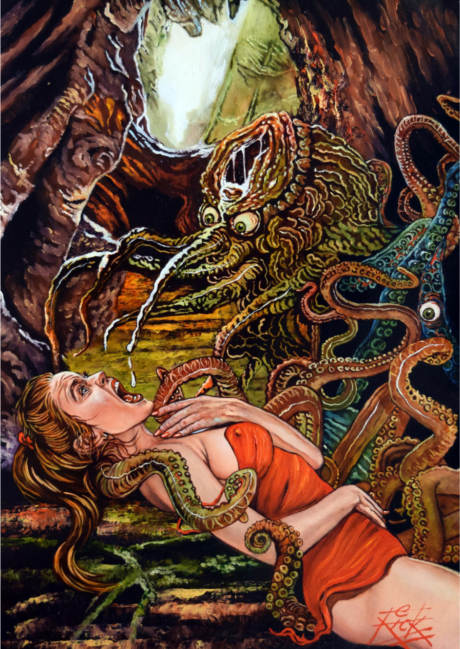 The Strangeness Original Gemälde Rick Melton