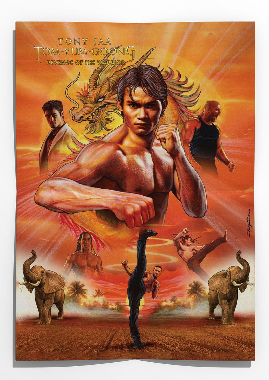 Revenge of the Warrior Year of the Dragon 3 Disc Edition Mega Mediabook Uncut Cover C