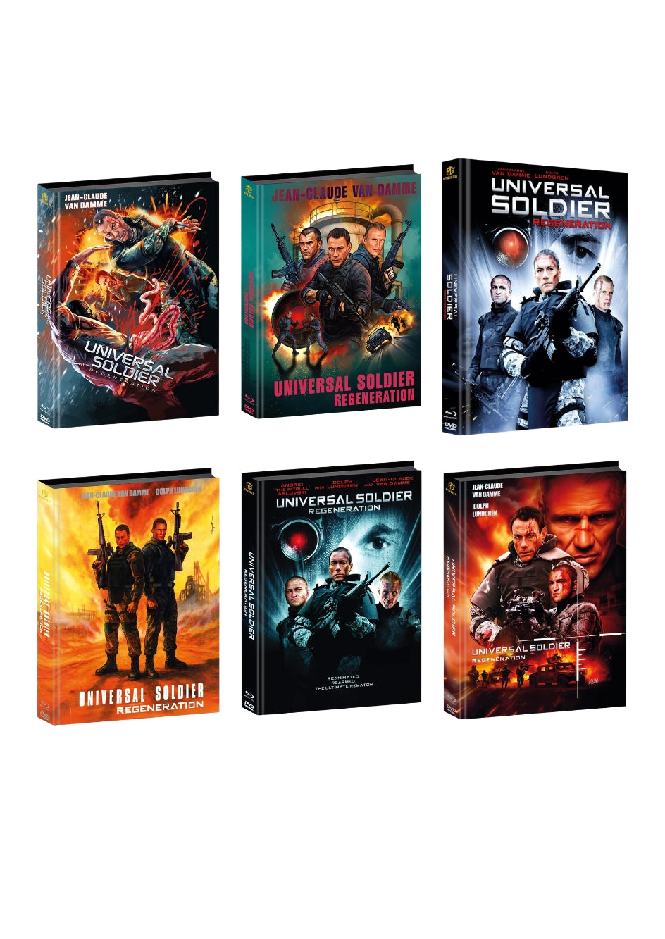 Universal Soldier: Regeneration Mediabook Wattiert Cover A,B,C,D,E,F