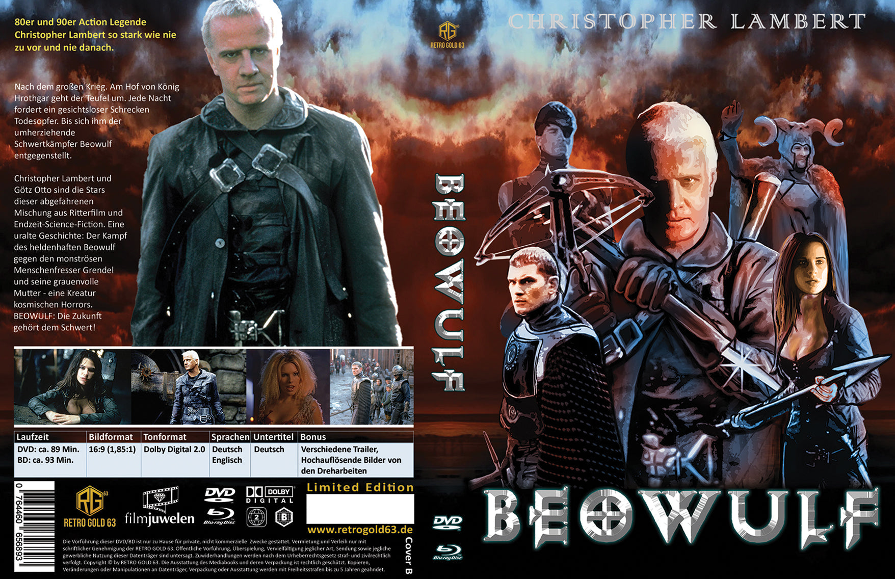 Beowulf (1999) Mediabook Cover B B-Ware